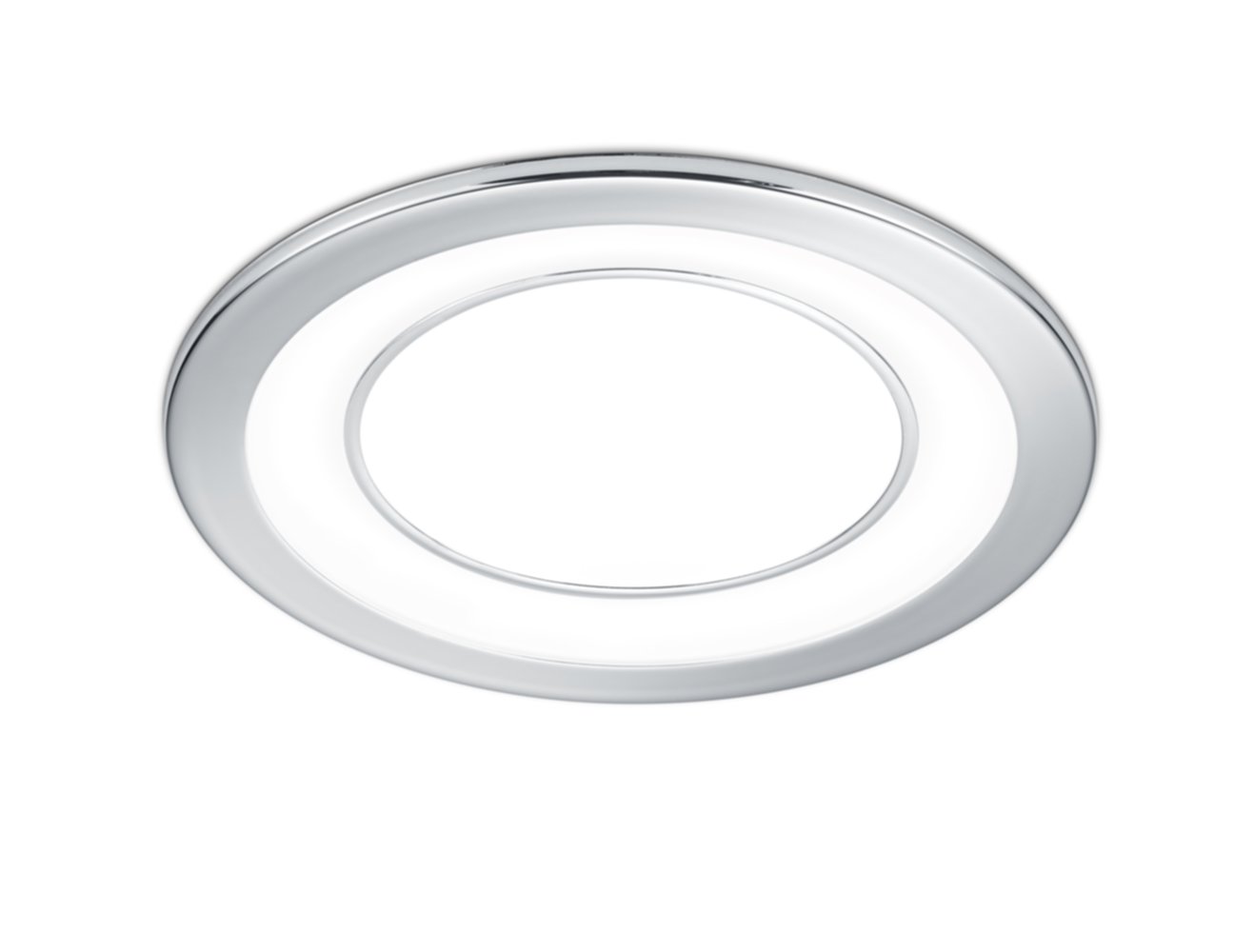 Éclairage Encastré Core Chrome Plastique Inclus 1xSMD 10W 1x1040Lm 3000K - TRIO
