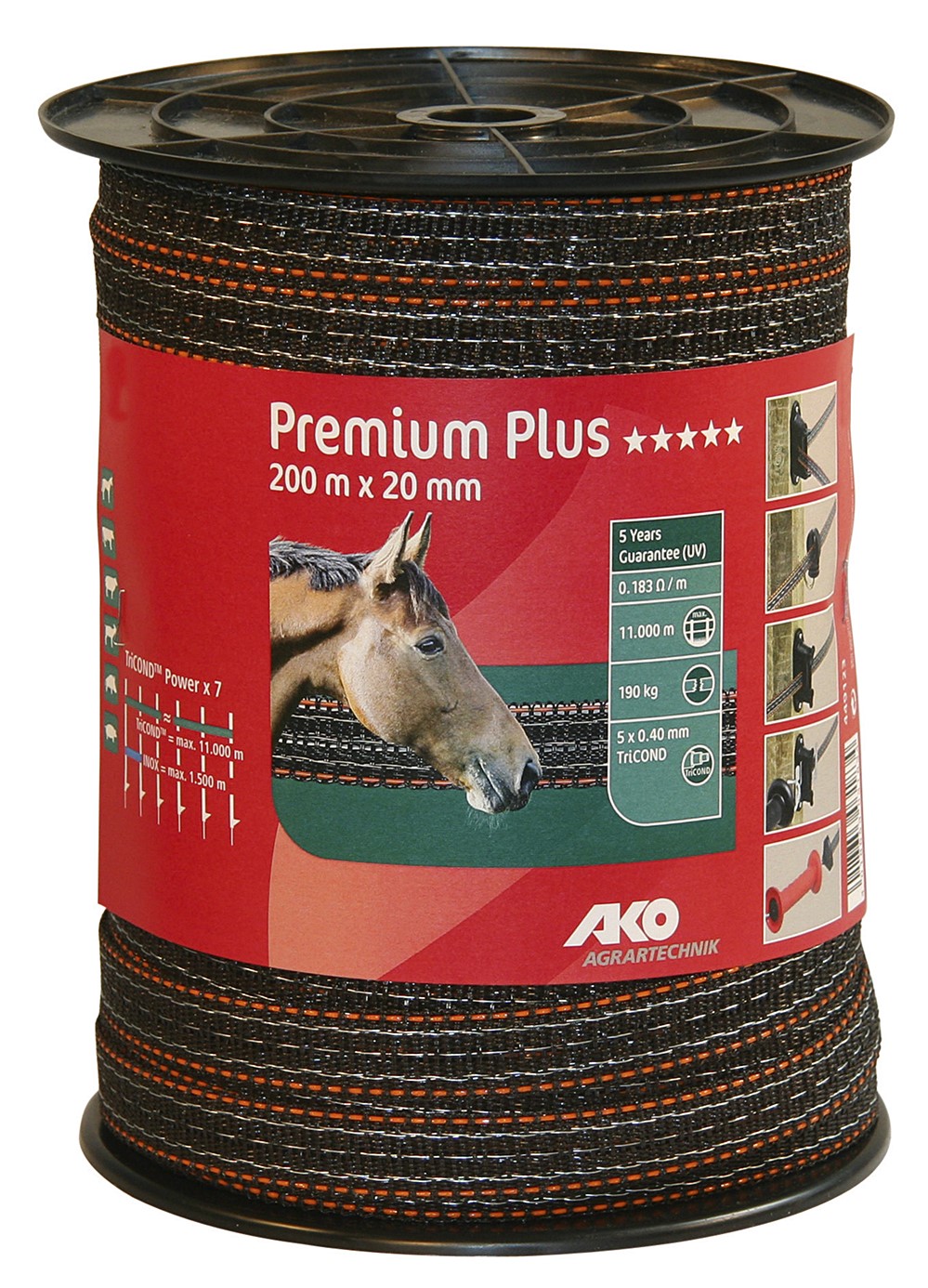 Ruban de clôture Premium Plus 