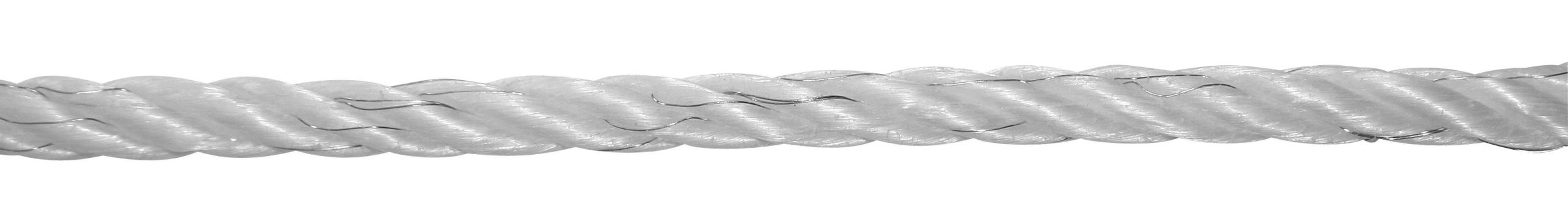 Cordelette de clôture 6 mm 200 m blanc