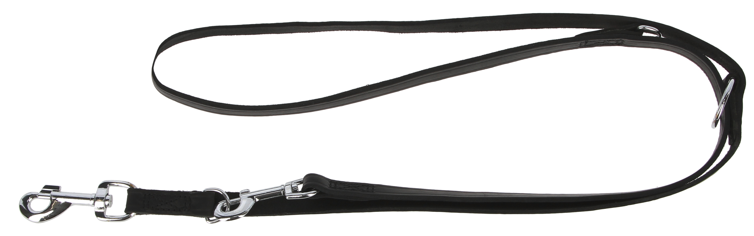 Laisse pour chien Vegas noire 18mm/200cm