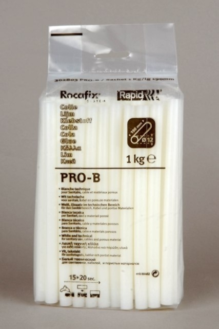 Bâtons de colle pour pistolet 1 kg colle PRO-B - RAPID