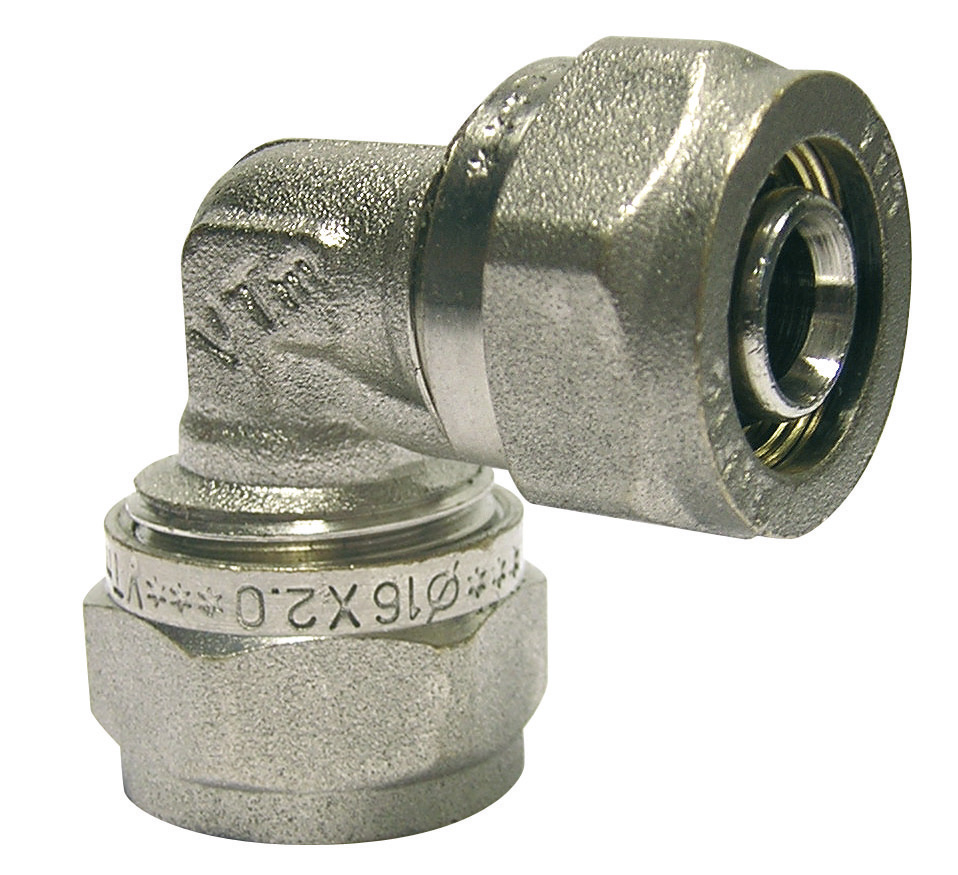 Coude égal à compression Multicouche Ø20