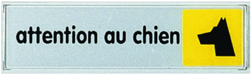 Plaquette 170x45 mm plexi couleur 