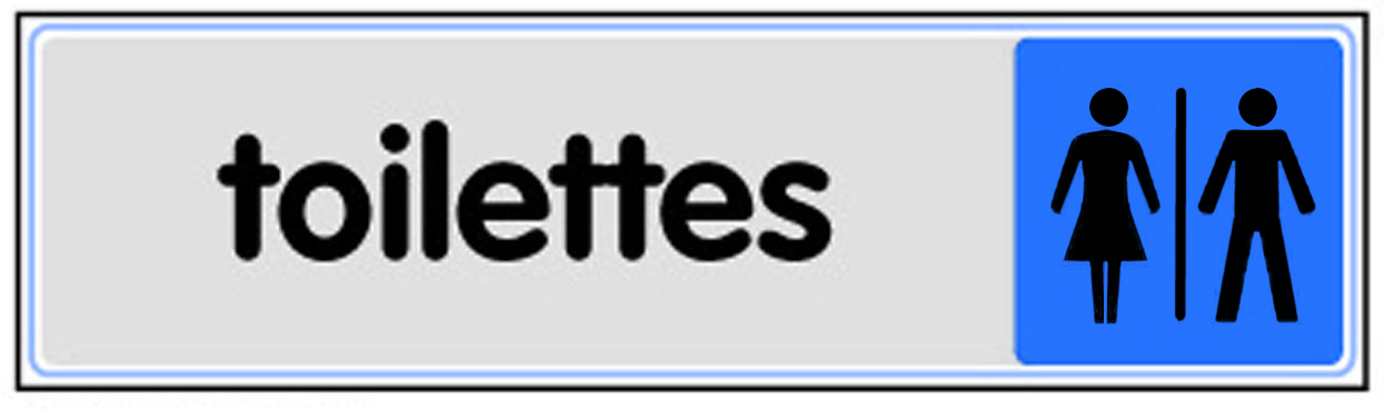 Plaquette 170x45 mm plexi couleur 