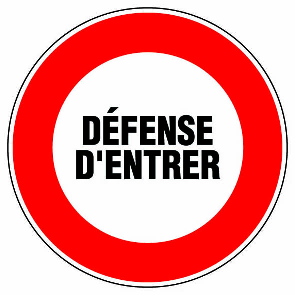 disque diamètre 180 mm rigide défense d'entrer - NOVAP