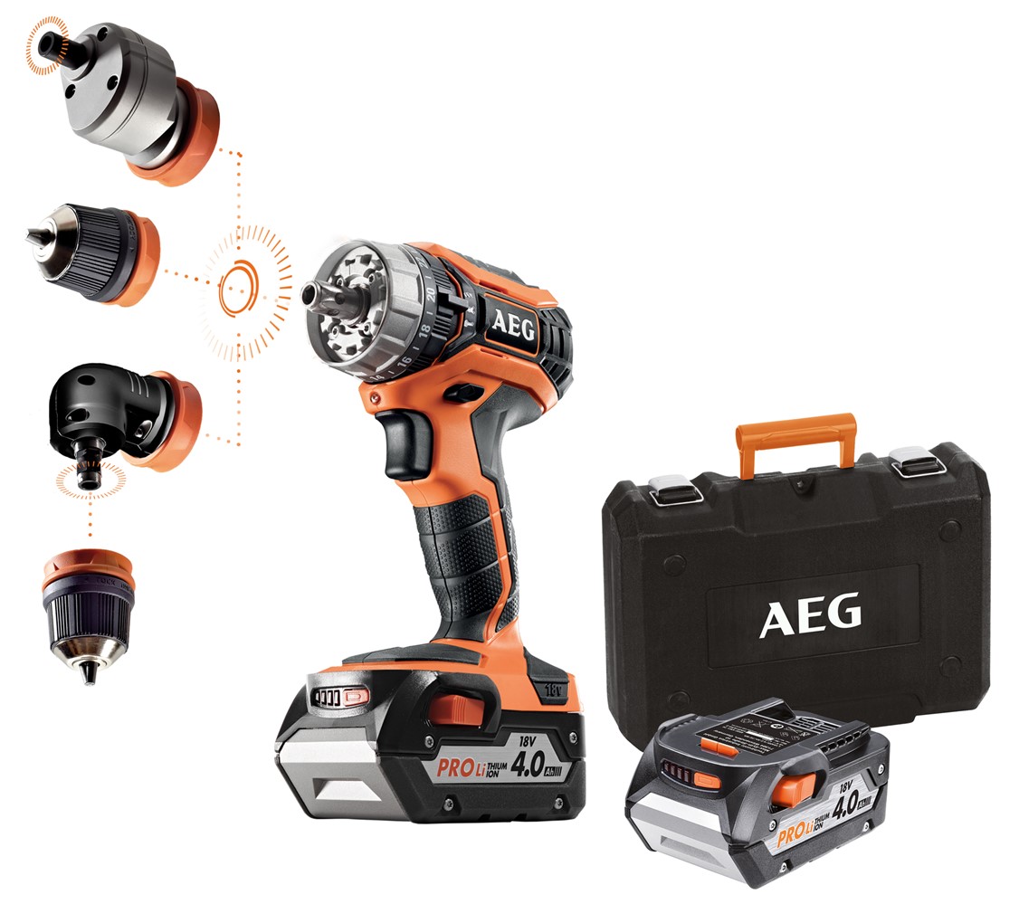 Perceuse à Percussion BSB 18C2X LI402C 18V 4Ah - AEG
