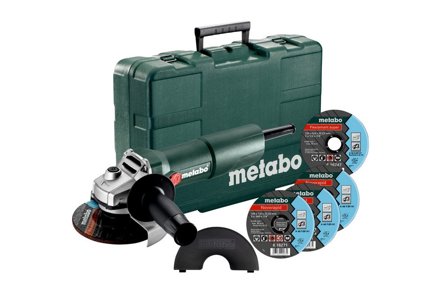 Meuleuse w 750-125 set coffret + 5 accessoires