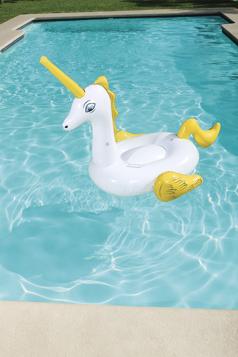 Bouée gonflable licorne à chevaucher - 165x145cm - BESTWAY