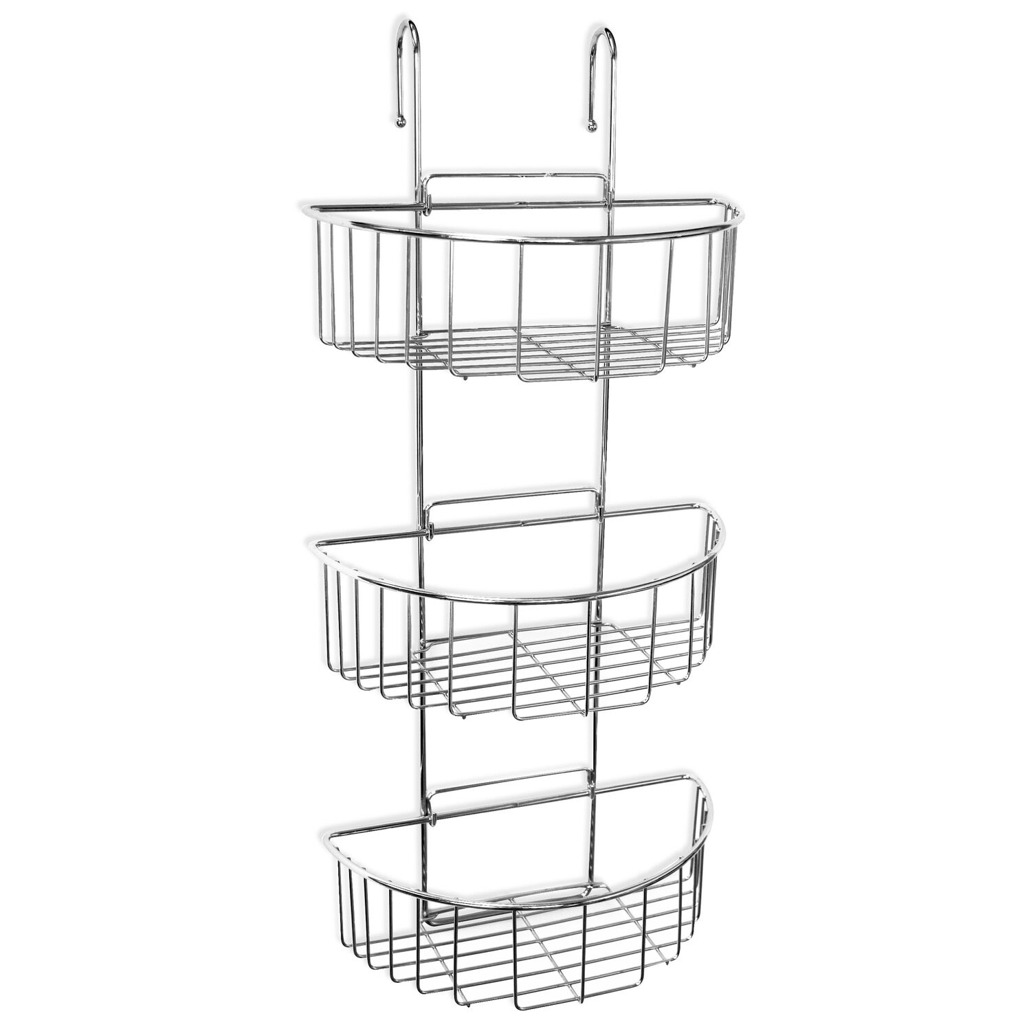 Valet de Douche Métal 3 Niveaux 275x150x600 Argent - TATAY