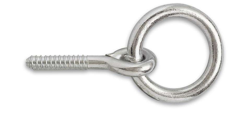 Anneau d'écurie vis bois