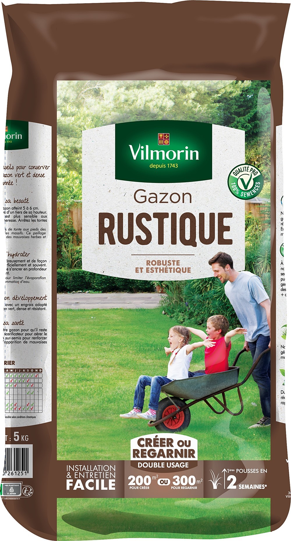 Gazon Rustique 5Kg