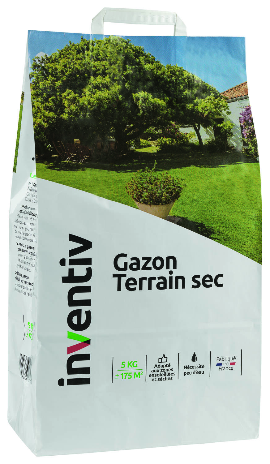 Gazon terrain sec 5 kg - INVENTIV