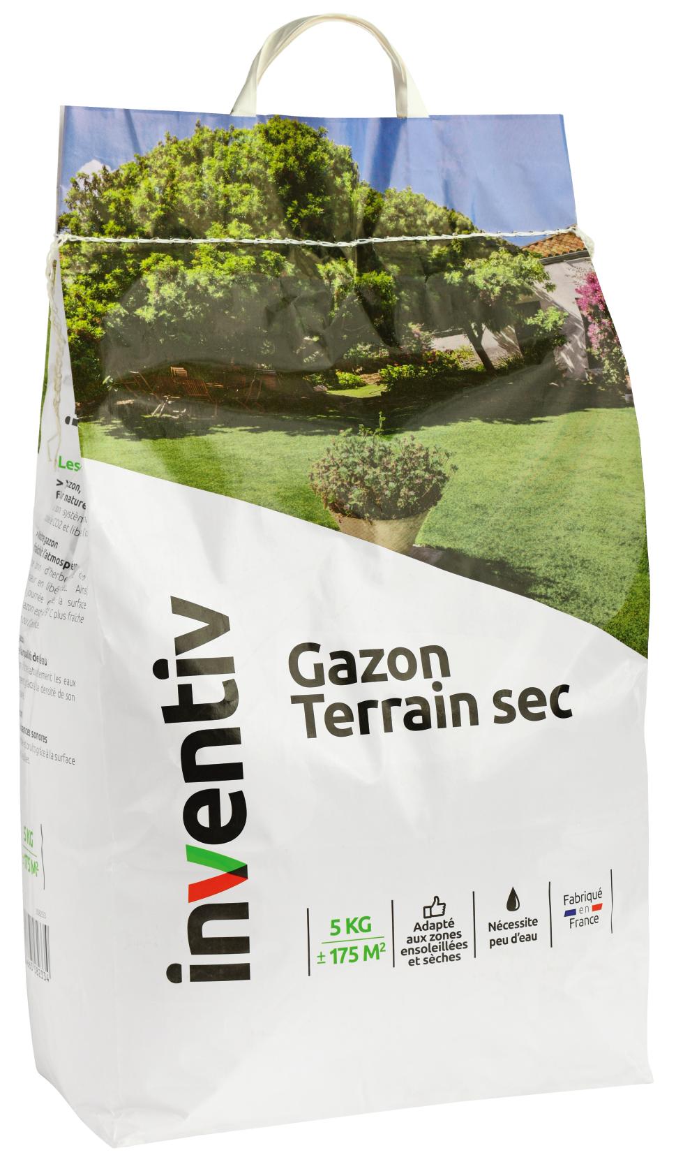 Gazon terrain sec 5 kg - INVENTIV