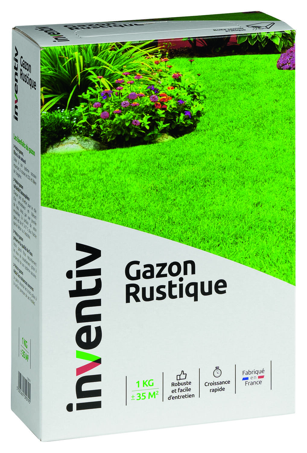 Semences Gazon Rustique 1kg - INVENTIV