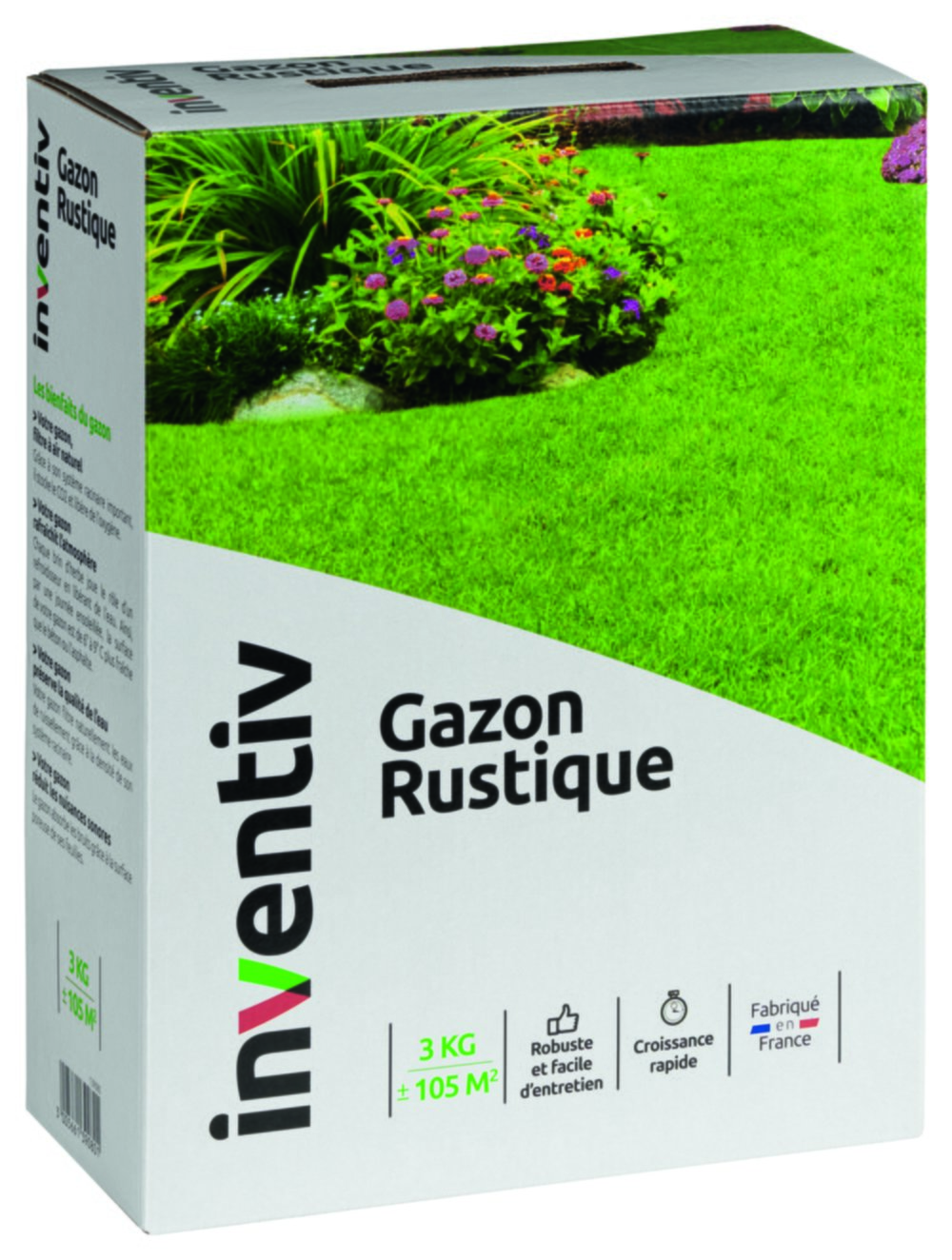Gazon rustique 3kg - INVENTIV