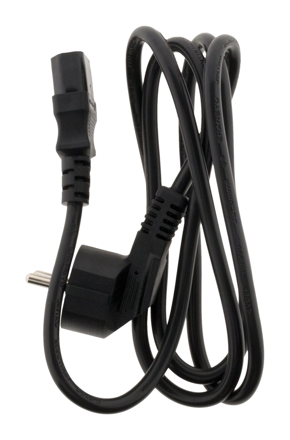 Rallonge électrique Cordon d'alimentation ménager 60° Noir - ZENITECH
