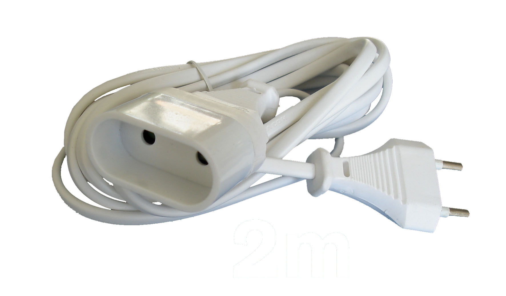 Rallonge électrique ménager 6A Blanc - ZENITECH