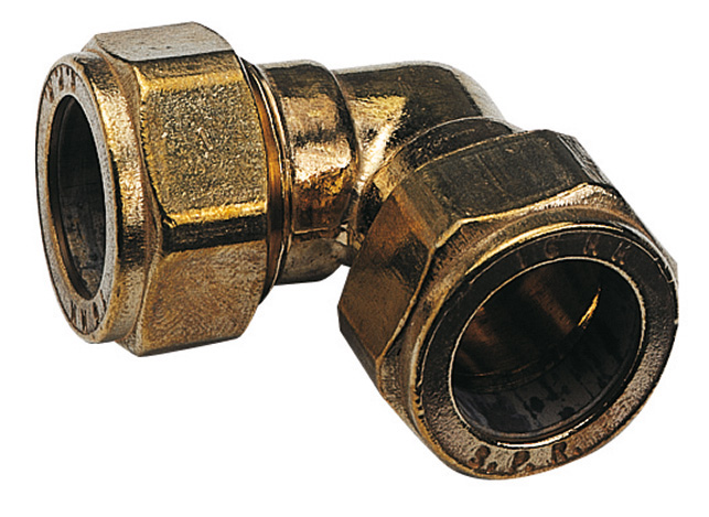 Coude laiton égal à compression Ø12 