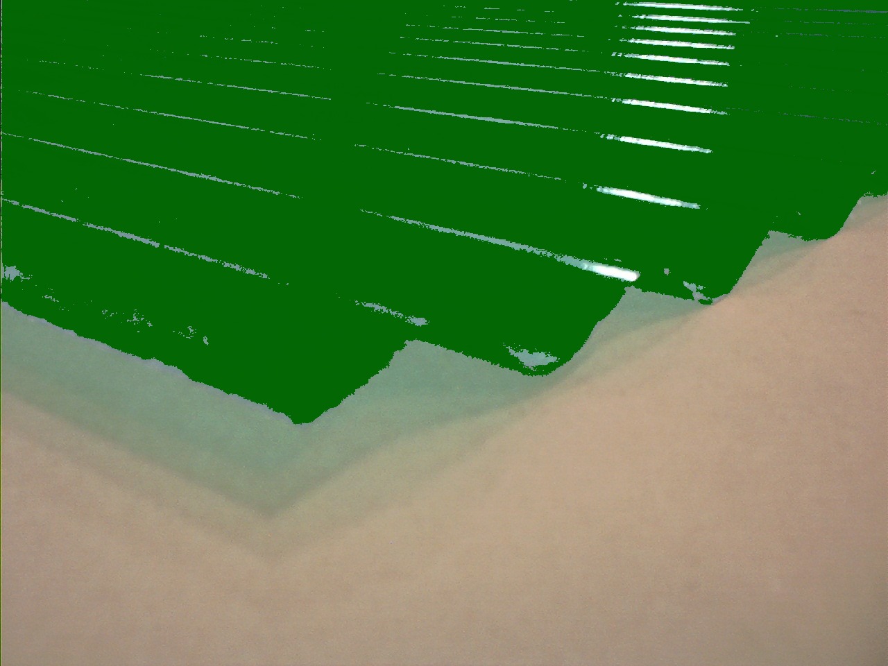 polyester ondulé vert opaque - PLASTI-BAT