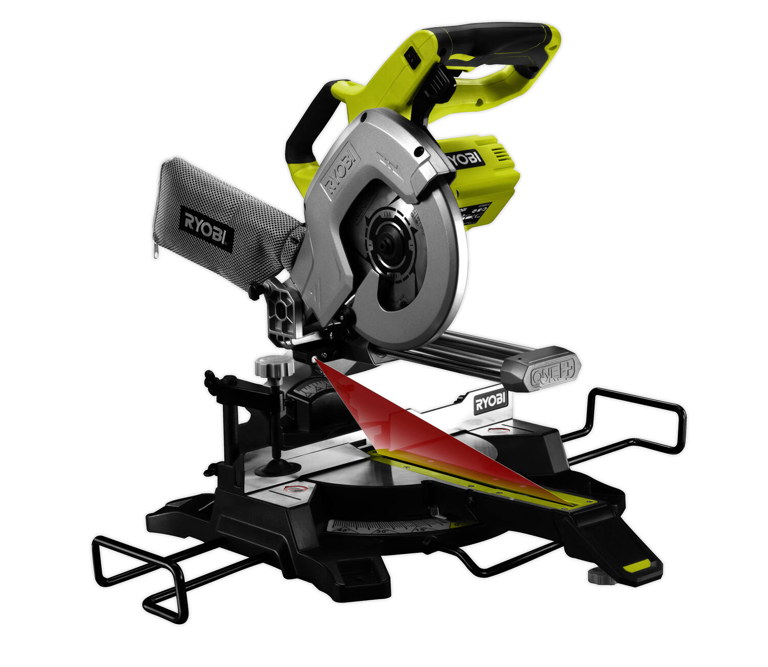 Scie à onglet radiale sansf fil 18V ONE+ R18MS216 - RYOBI