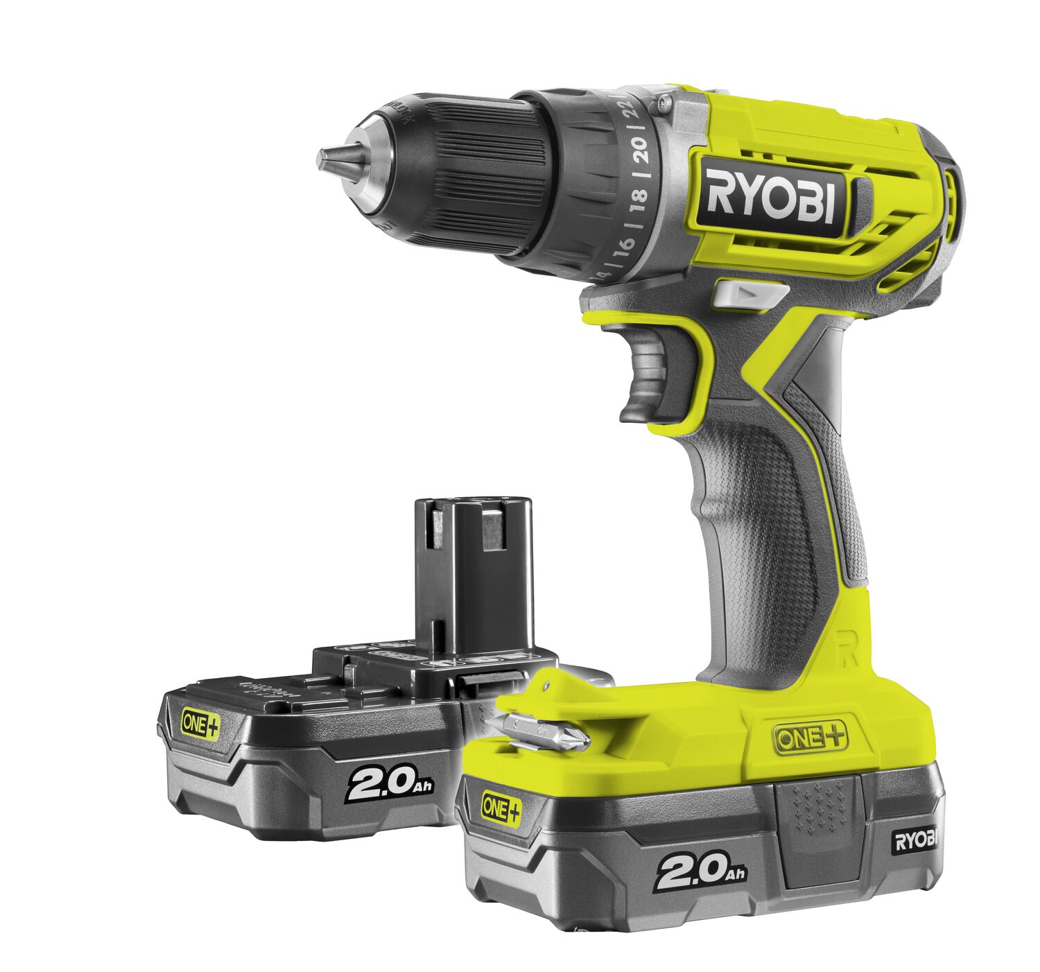 Perceuse visseuse 18V 2 batteries 2Ah - RYOBI