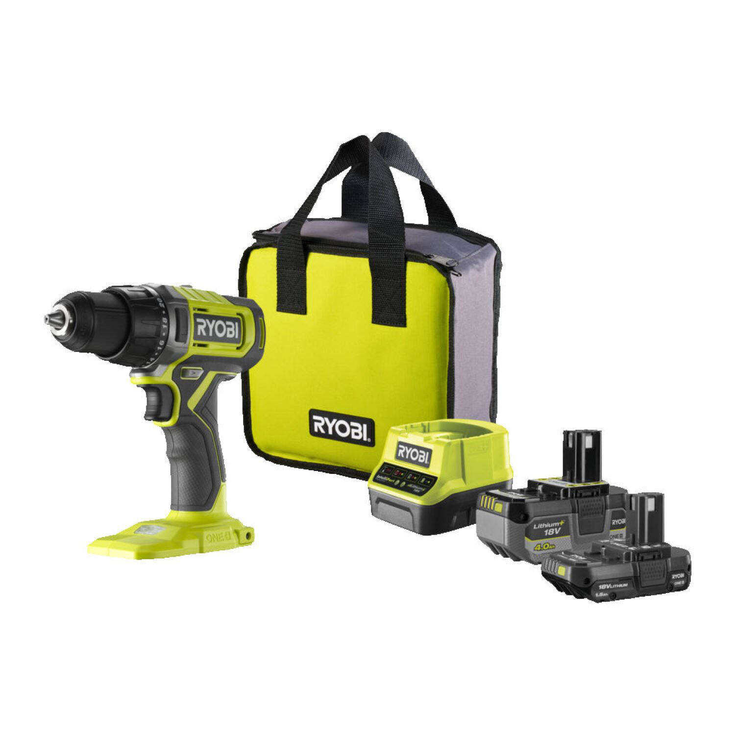 Perceuse-visseuse 18V RDD18-2C415S 4Ah + 1,5Ah - RYOBI