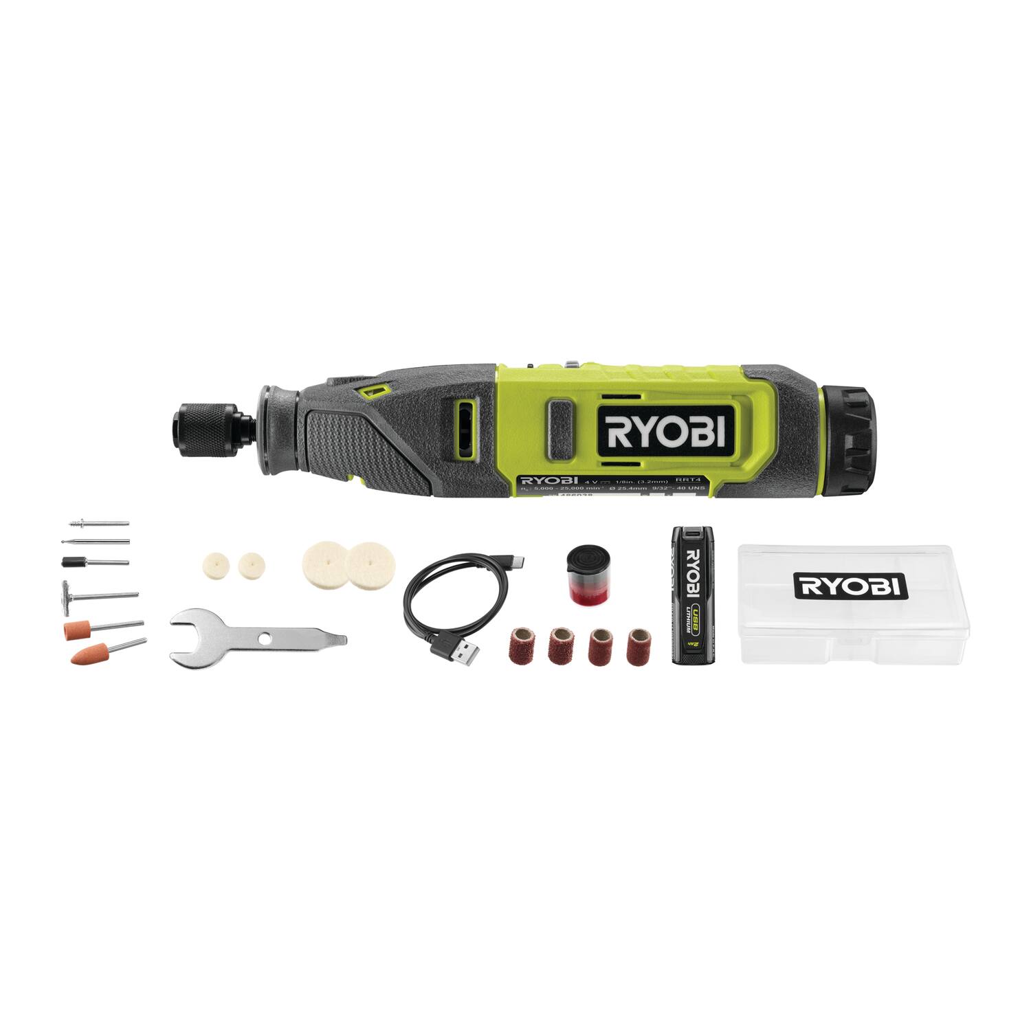 Mini-outil multifonction sans fil USB Lithium 4V - RYOBI