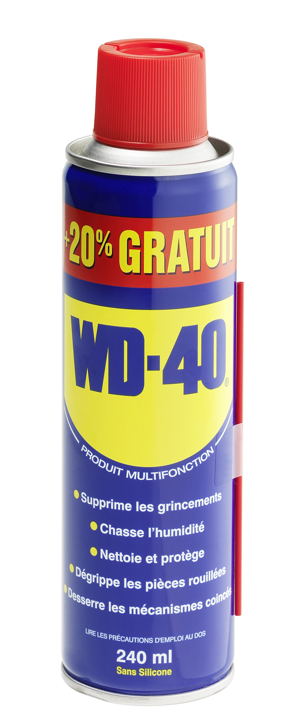 Lubrifiant multifonction 200ml  + 20% gratuit - WD-40