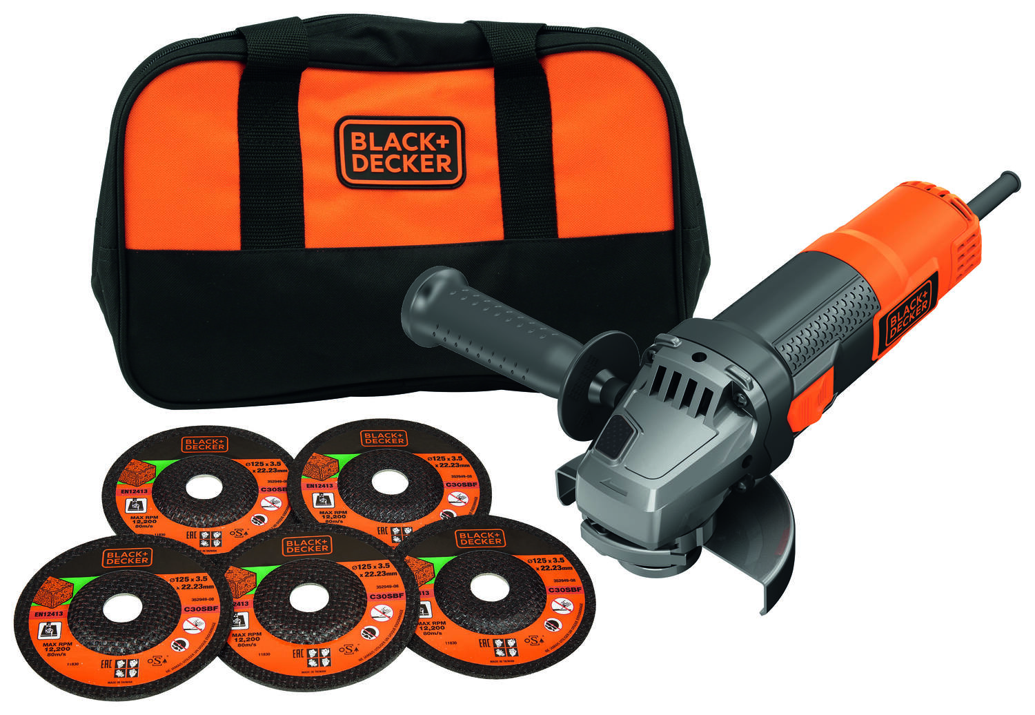 Meuleuse d'angle BEG220SA5-FR 900W Ø 125 mm - BLACK & DECKER