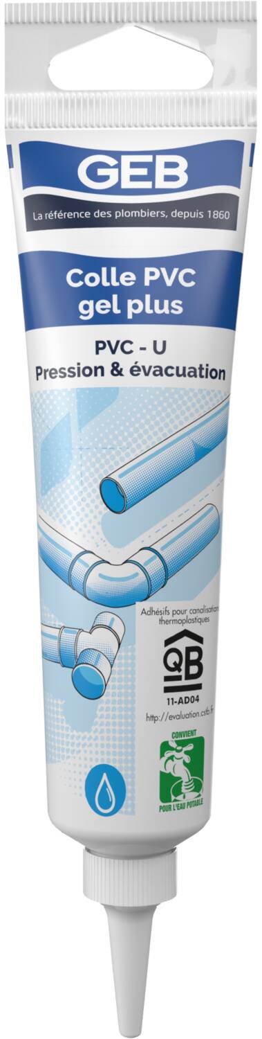 COLLE PVC GEL PLUS 50 ml tube pegboardable
