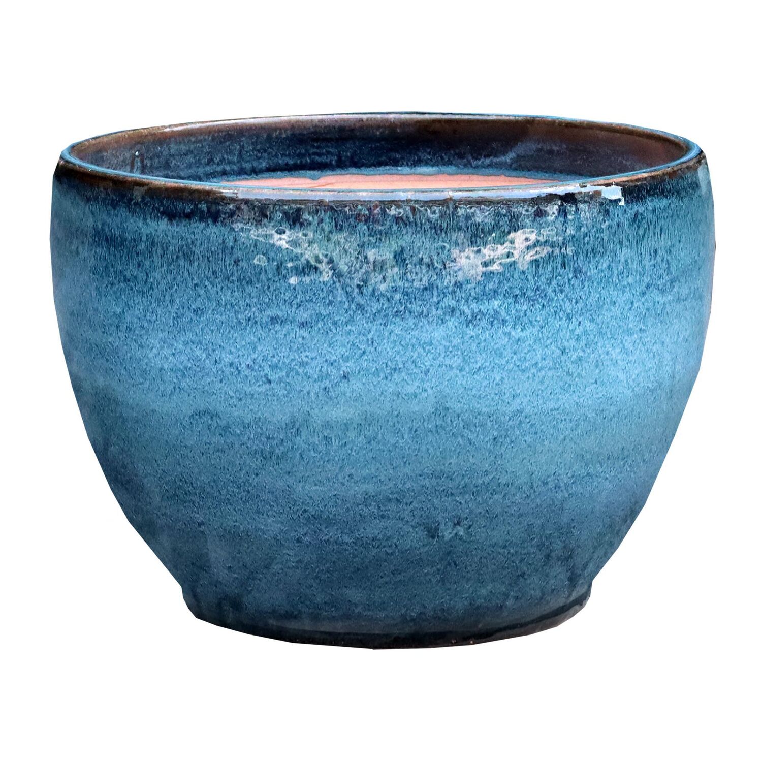 Pot boule en Terre Grès Océan Ø36,5cm