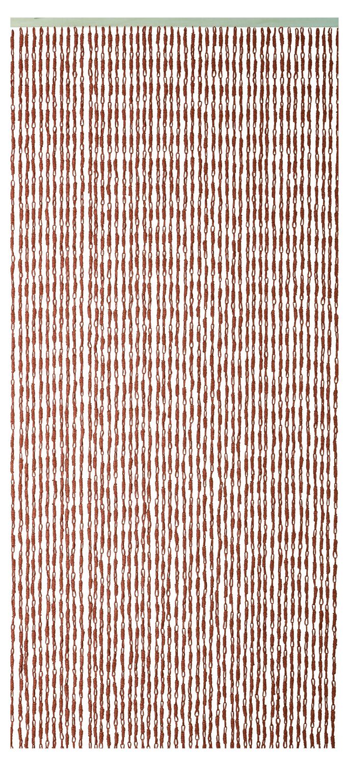 rideau de porte papyrus - terracotta - MOREL