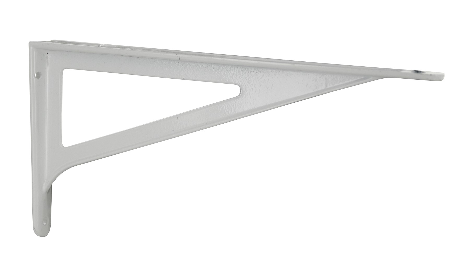 Equerre renforcée aluminium laqué blanc 200 x 100mm - CIME