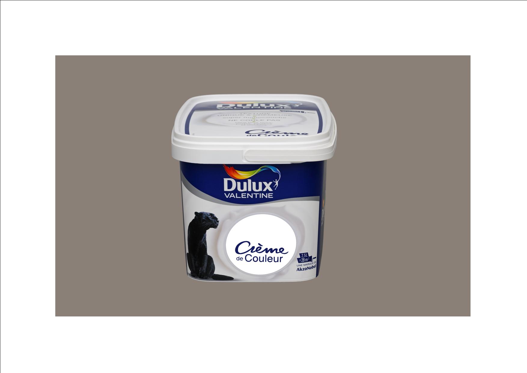 Peinture Crème de couleur Giboulée 2,5L finition satin - DULUX VALENTINE