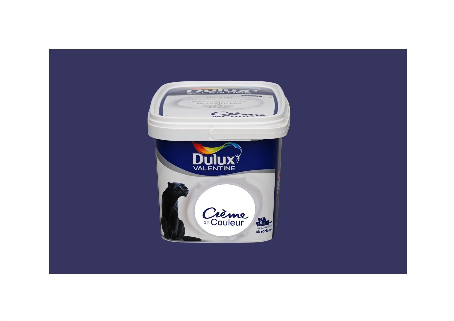 Peinture intérieure Crème de couleur satin Éclipse 1,25L - DULUX VALENTINE