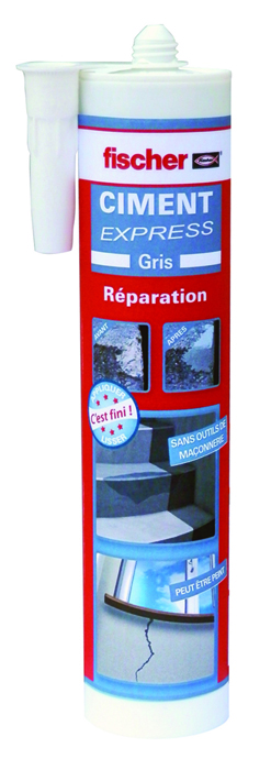 Ciment Express FISCHER Gris Cartouche 310 ml 