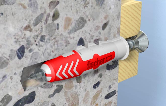 Cheville fischer 3 en 1 Duopower 8x40 avec vis