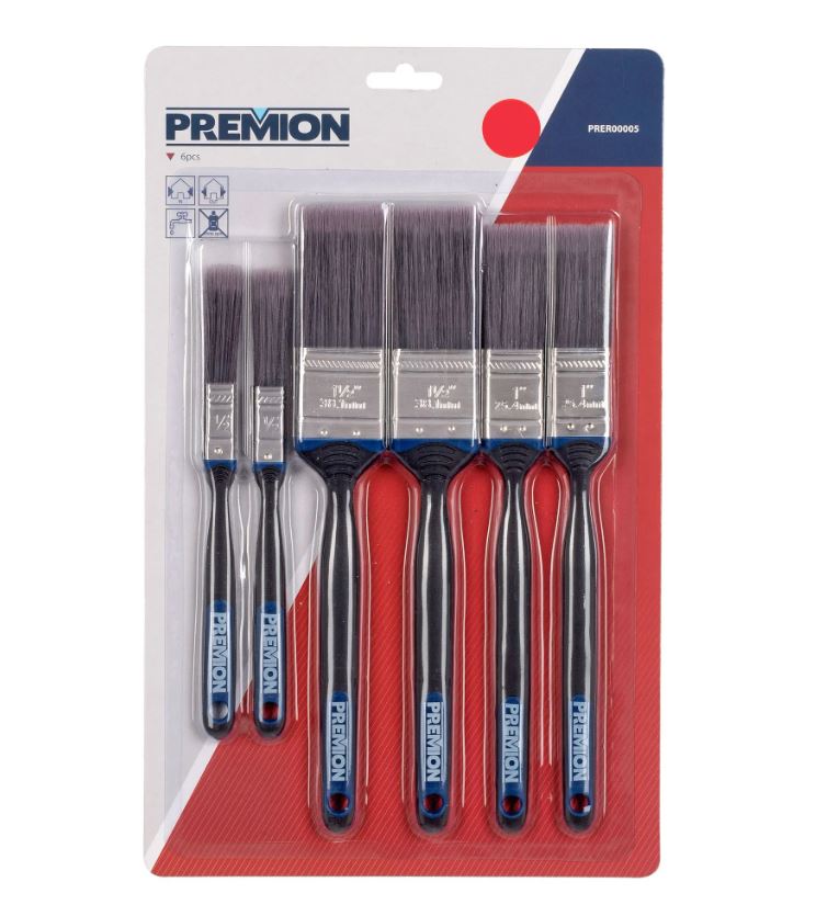 Brosses peinture x6 - PREMION
