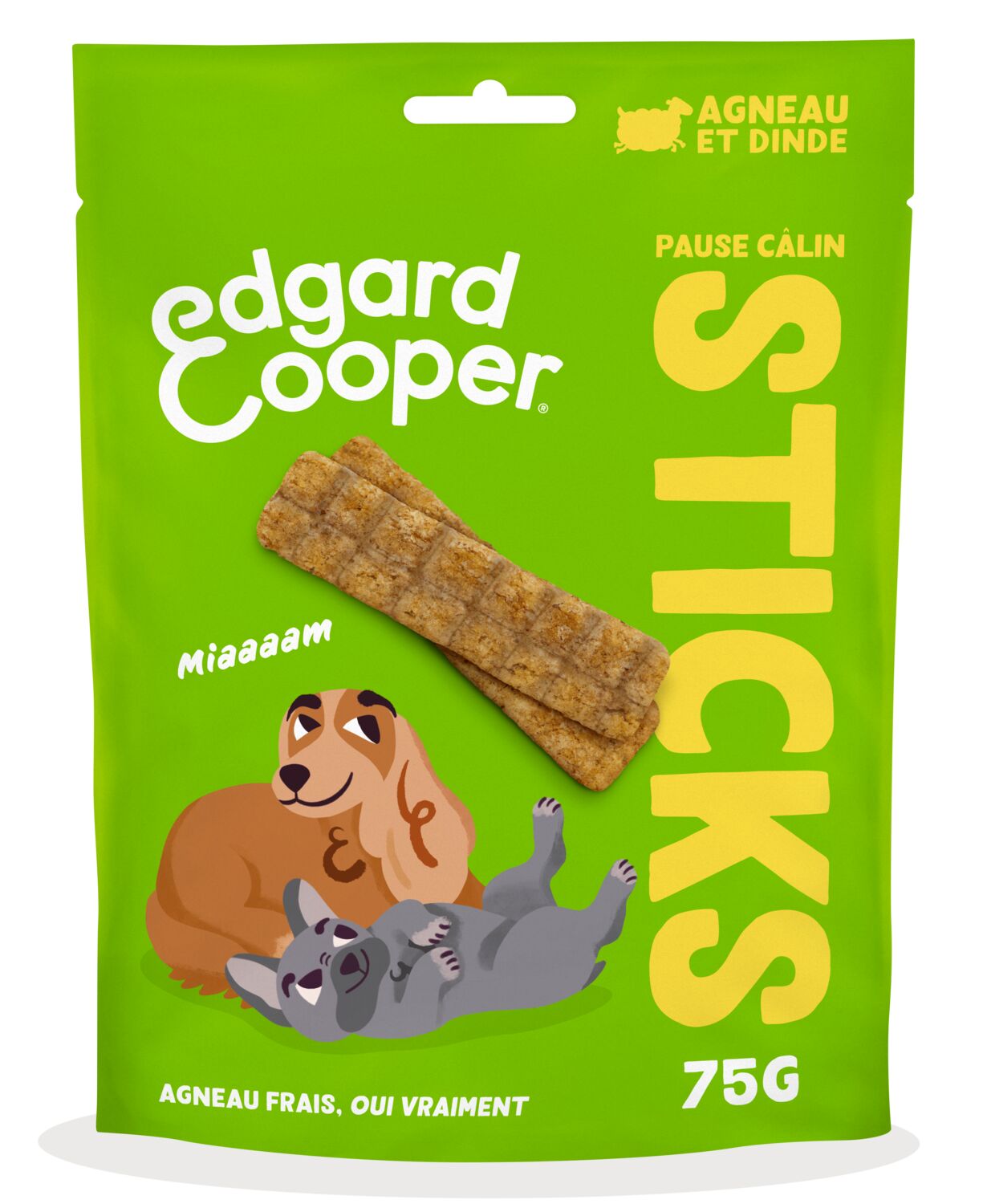 Friandises pour chiens Sticks Pause Câlin Agneau et Dinde - EDGARD & COOPER