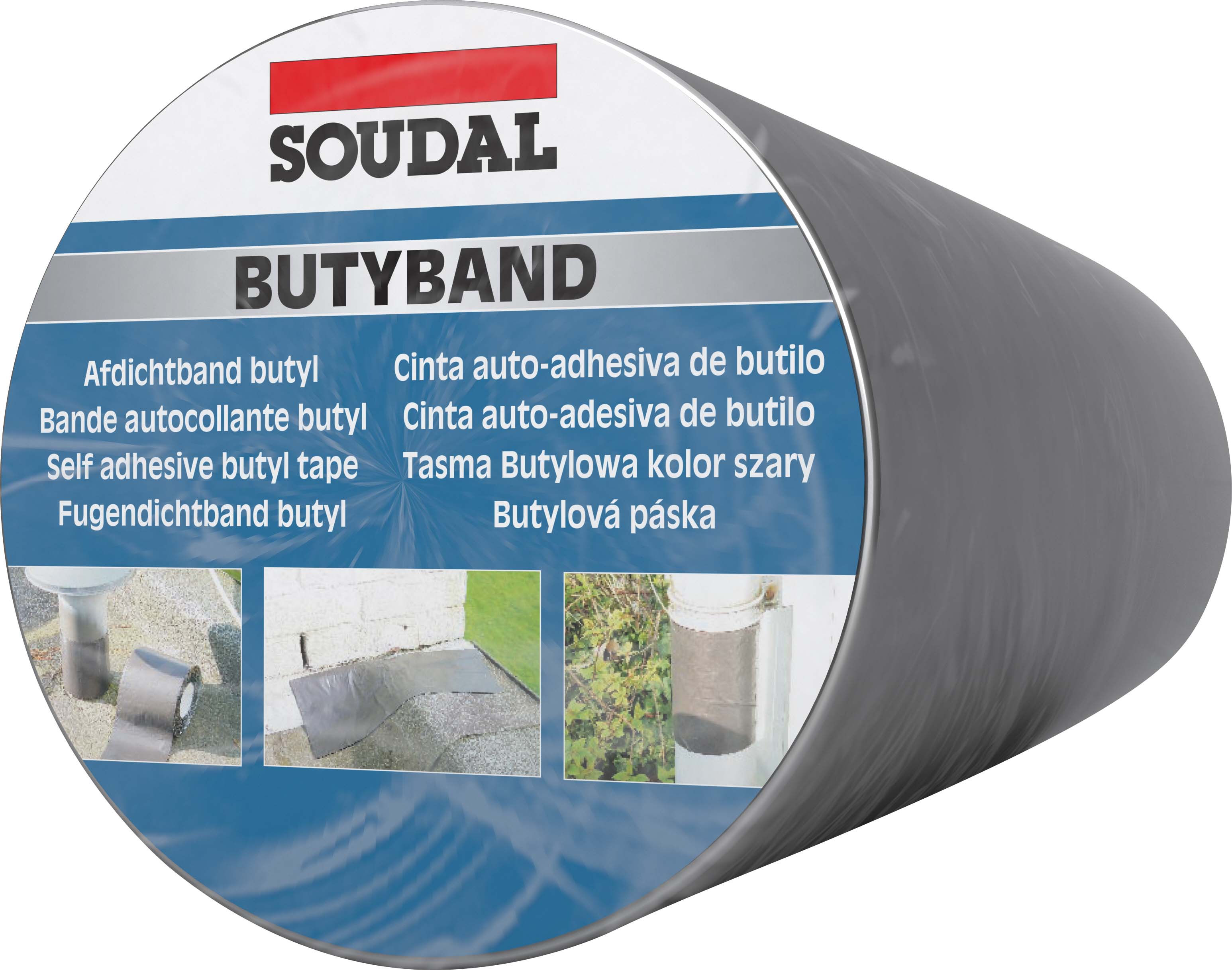 Bande d’étanchéité Butyband 30 cm plomb rouleau 10 m