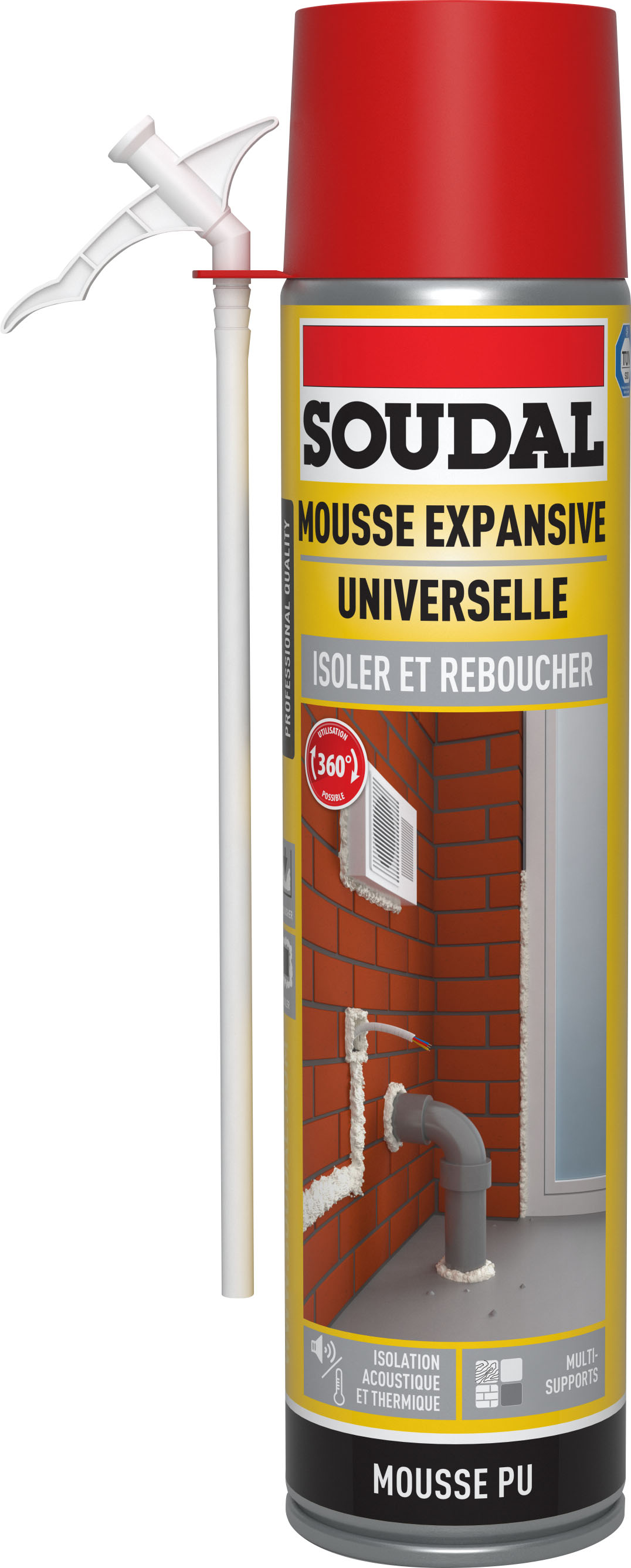 Mousse expansive LMDI manuelle 500ml - SOUDAL