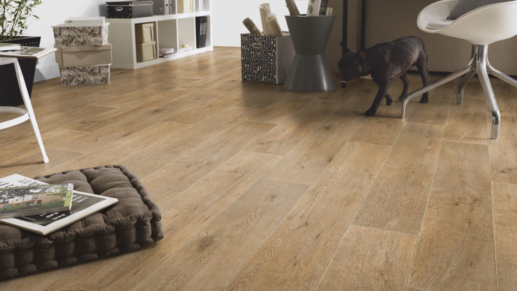 Revêtement de sol Vinyle Chêne naturel Iconik Resist 4m - (Vendu au m)²