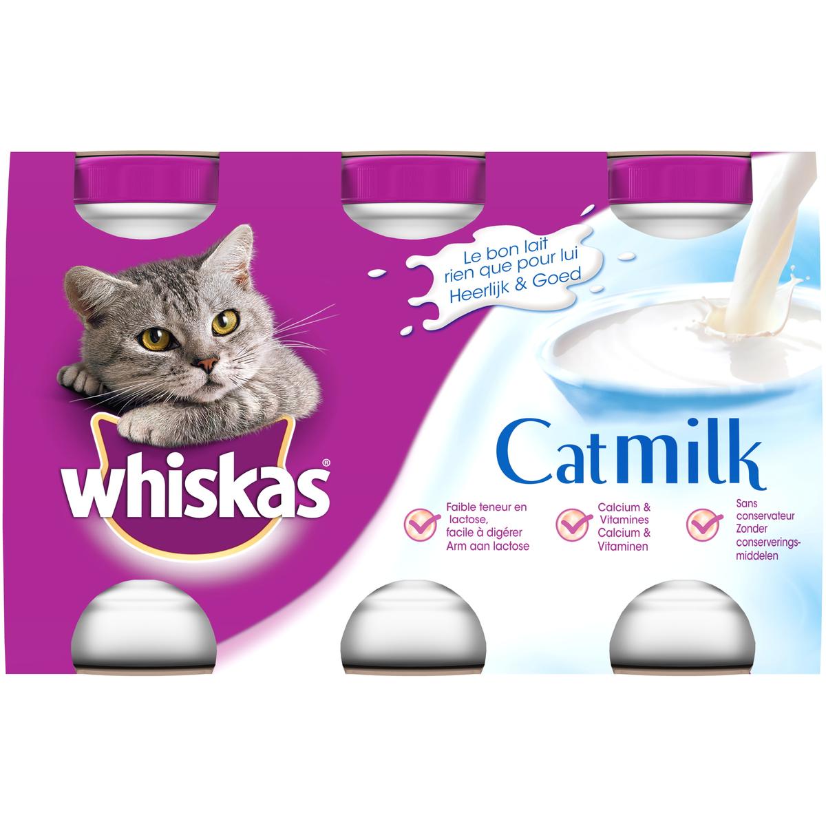 Lait pour chat 3x200ml -  Whiskas