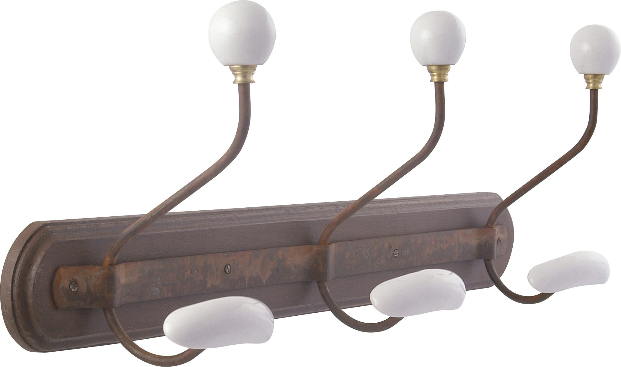 portemanteau pirate vieilli 3 têtes