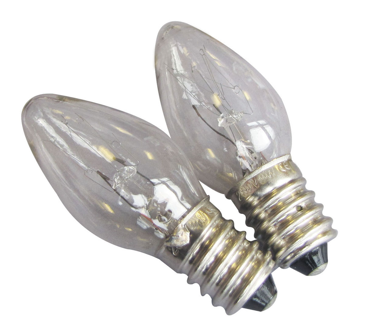 2 Ampoules verre clair basse consommation 5W - TIBELEC