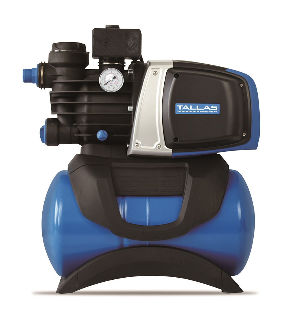 Pompe automatique d'alimentation domestique avec réservoir tallas d-boost 850/45