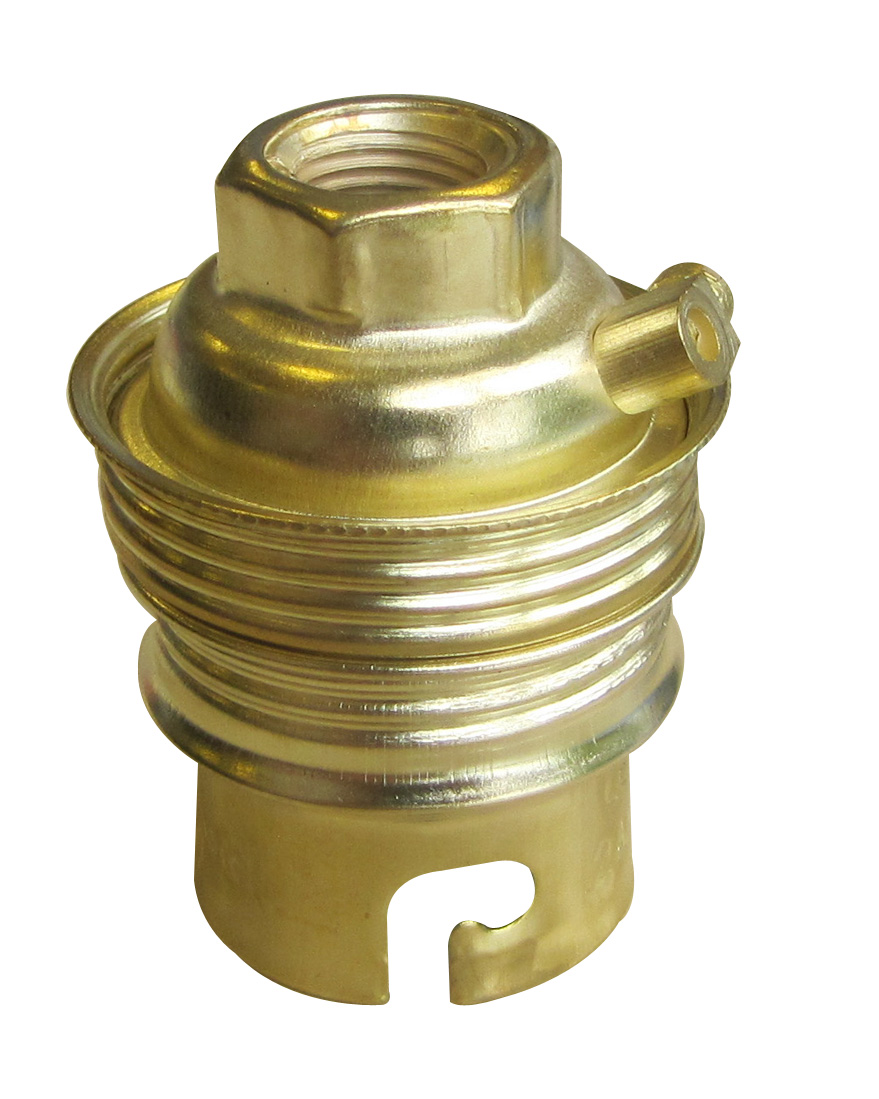 douille b22 acier laitonné - TIBELEC