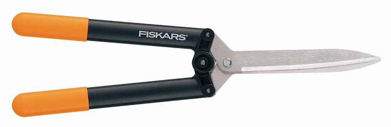 Cisaille à haie à double levier PowerLever™ HS52 manche polyamide renforcé - FISKARS