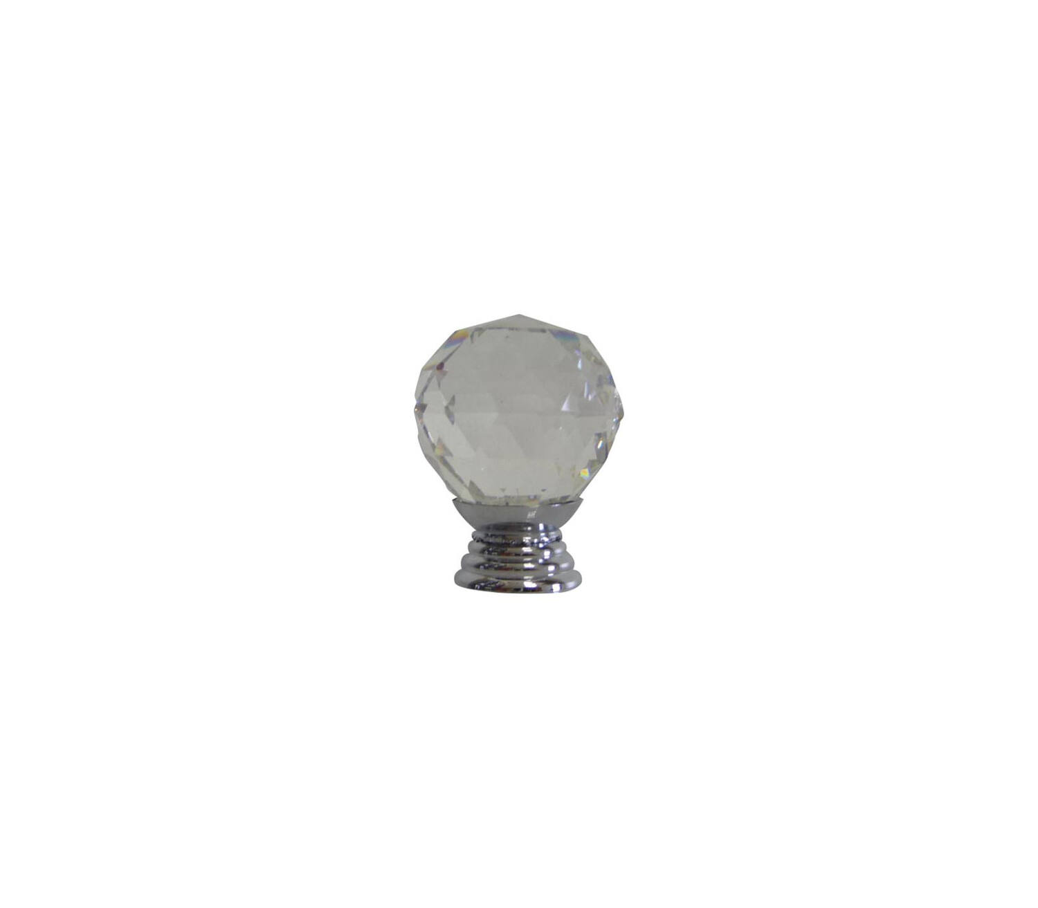 Bouton meuble Classique Transparent Acrylique et ø32mm - B BEAUTY