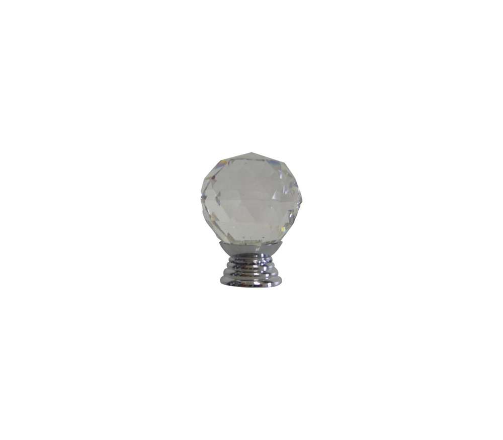 Bouton meuble Classique Transparent Acrylique et ø32mm - B BEAUTY